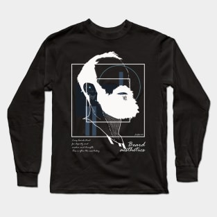 Beard aesthetics version 7 Long Sleeve T-Shirt